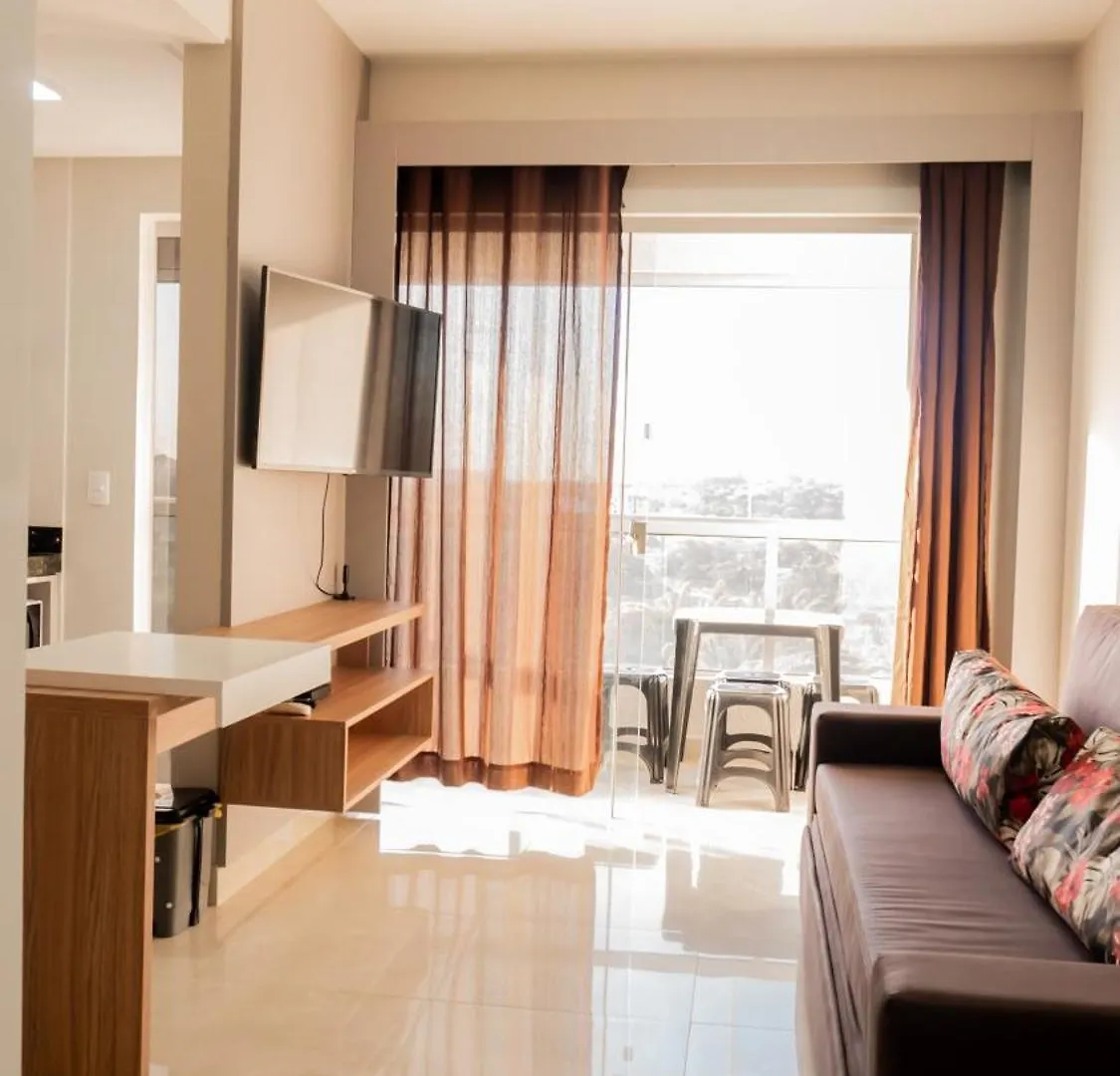 Apartament Apartamento Flat Com Vista Das Piscinas Ja Caldas Novas Brazylia